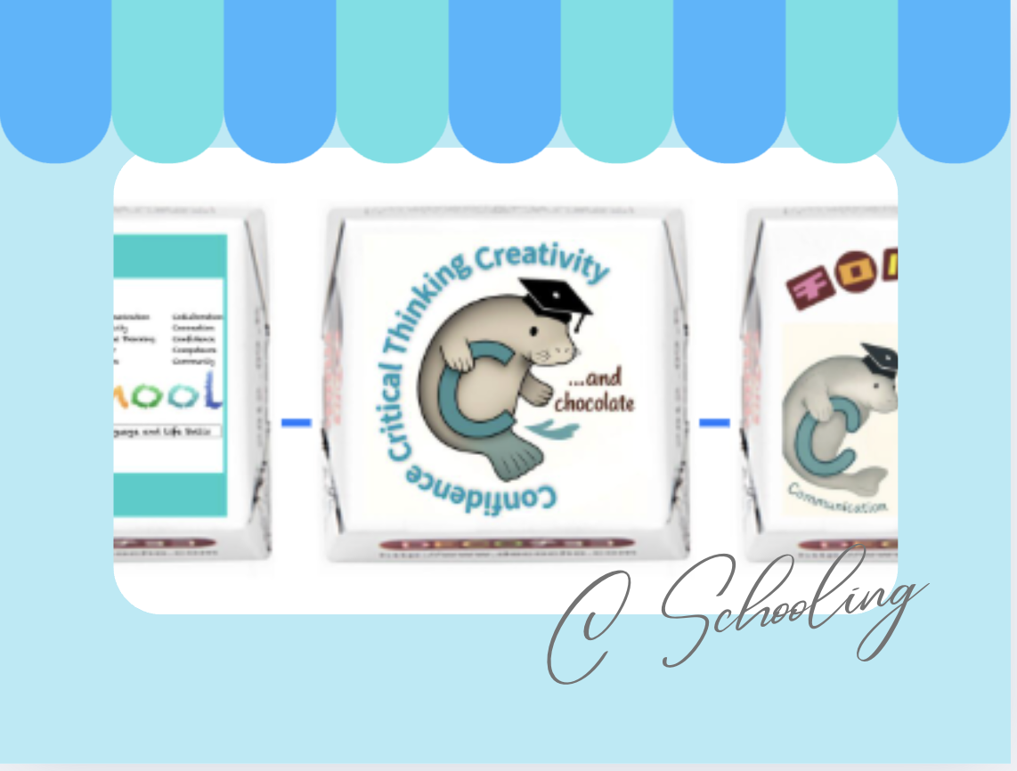（DECOチョコ）オリジナル”C”hocolateを作りました